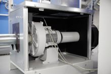 Absauganlage für Industrie - Ventilator in Schalldämmhaube